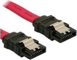 Image du produit Delock Câble SATA-3 : 20cm, clip métallique, jaune