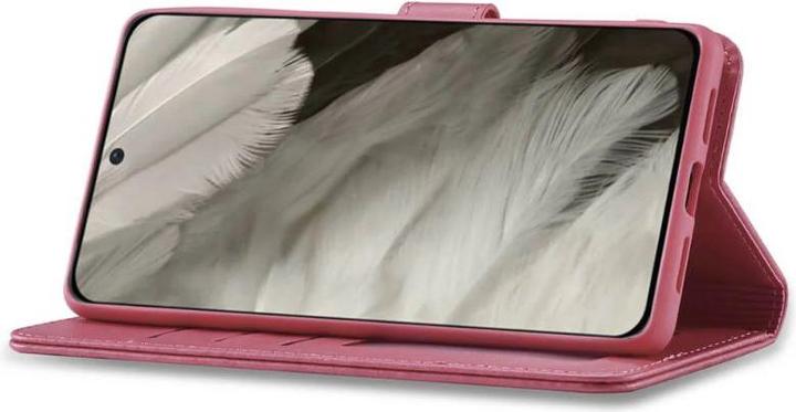 Actual product image LC.Imeeke Google Pixel 8 - Wallet Etui mit 3 Kartenfächern & Magnetverschluss, Pink (Google Pixel 8)