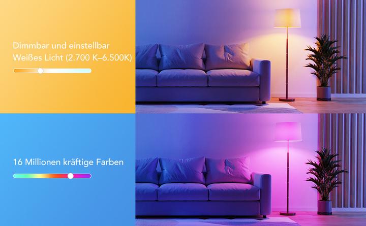 Image du produit Govee Smart Light Bulb (E27, 9 W, 1200 lm, 1 x, F)