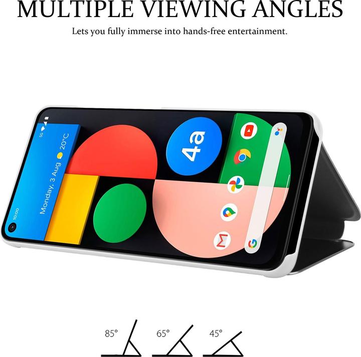 Produktbild Cadorabo Book Smart View Spiegel Cover (Google Pixel 4a)