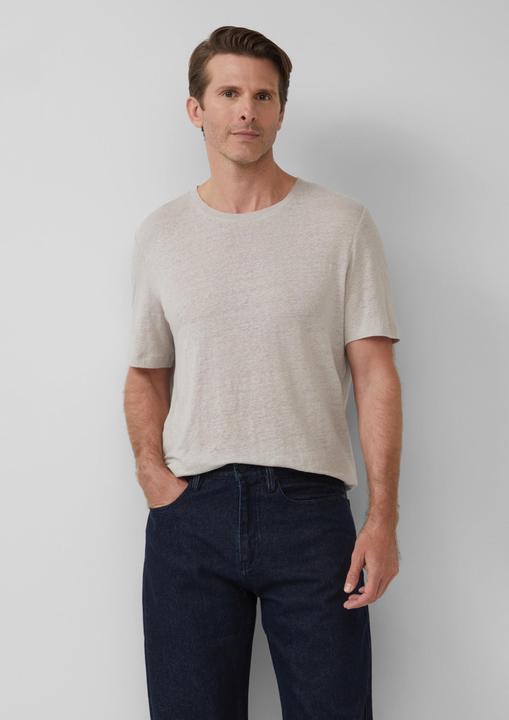Produktbild S.Oliver T-Shirt Hochwertiges Flammgarn-Shirt aus Leinen (XXL)