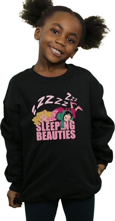 Actual product image Disney Girls Wreck It Ralph Aurora And Vanellope Sweatshirt (140, 146)