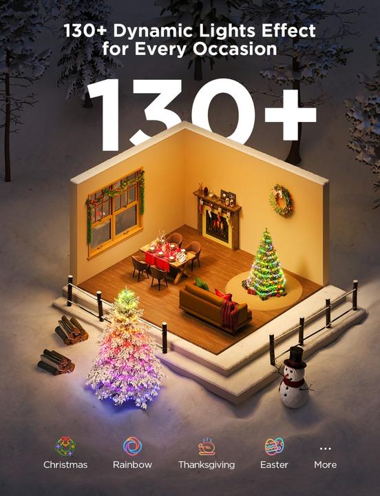 Productafbeelding Govee Christmas String Lights 2 - 20 Meter (20 m)