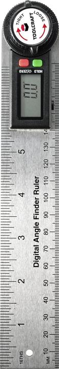 Actual product image Toolcraft TO-8706177 Digital protractor 360 °