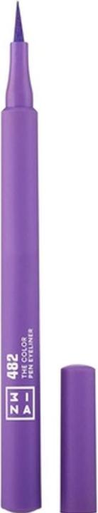 3INA Makeup The Color Pen Eyeliner 482 Purple Liquid Eyeliner 10h Longwear Precise Felt Tip Matte Li (482 Purple)