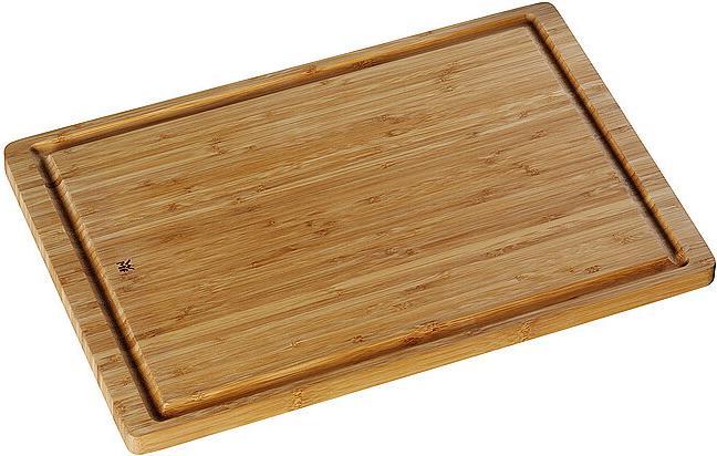 Image du produit WMF Bambou nature Planche à découper grande avec rainure à jus - protège les lames