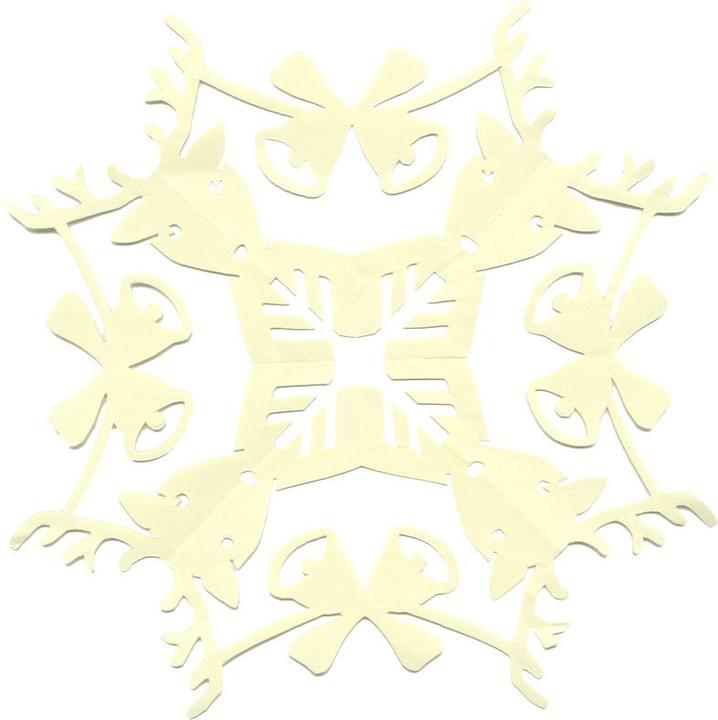 Actual product image Papier-Schneeflocken (German, Annemarie Vermaak, 2020)