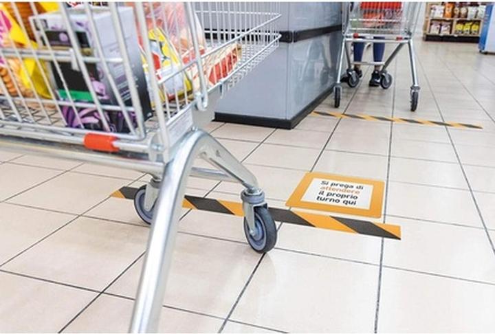 Produktbild Durable Bodenmarkierungsform Bodenmarkierungsfenster A4, ablösbar