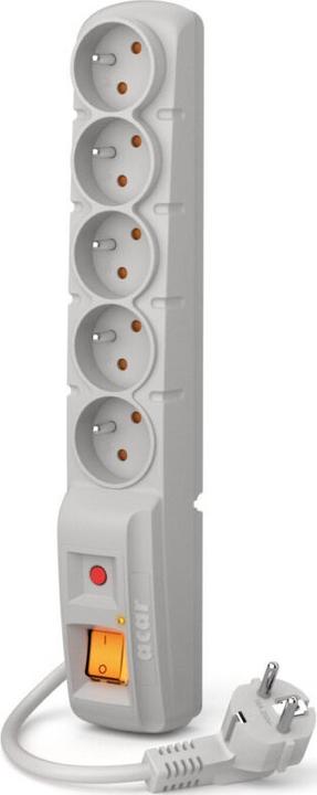 Produktbild HSK Acar F5 Verlängerungskabel 5 AC-Ausgänge Indoor/Outdoor (5 x, CEE 7/5, 1.50 m)