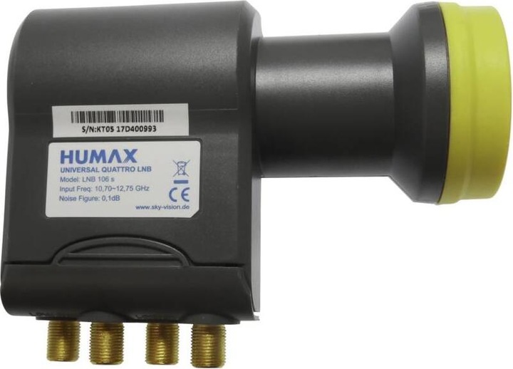 Humax LNB 106 Gold Quattro (Quattro LNB, 40mm)