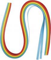 Actual product image Rayher Paper for quilling, rainbow, 100 pieces (80 g/m², 100 x)