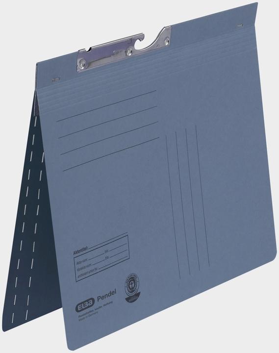 Produktbild Elba Pendelhefter, DIN A4, Manilakarton, 320 g-qm, blau (A4, 1x)