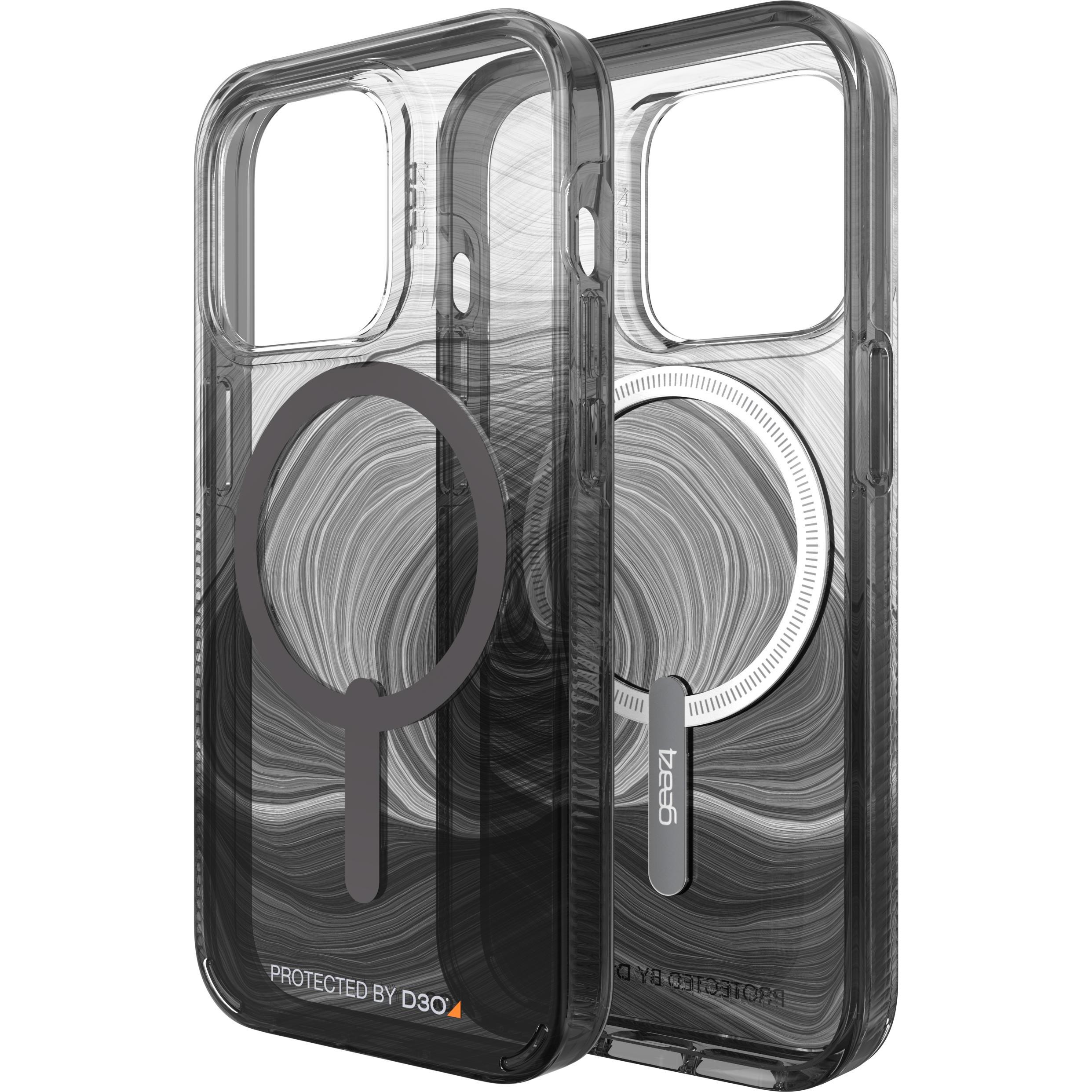Zagg Gear4 Cases Milan Snap Apple (Apple iPhone 14 Pro), Smartphone Hülle, Schwarz