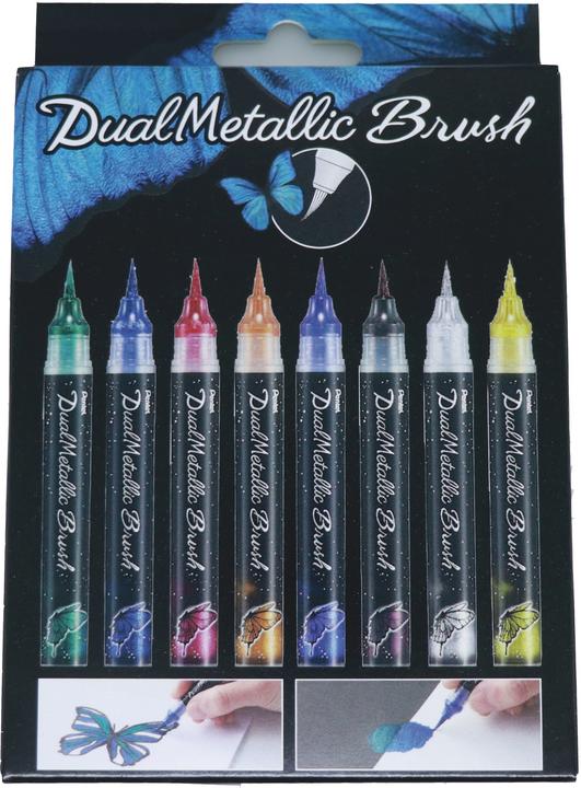 Image du produit Pentel Brushpen Dual Metallic (8 x)