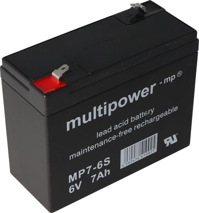 Produktbild Multipower Akku MP7-6S, WP7-6S (6 V, 7 Ah)