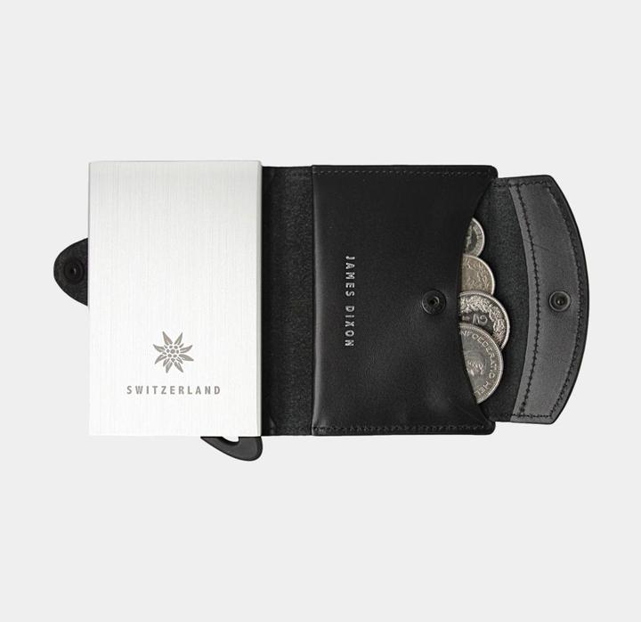 Produktbild James Dixon Botón One - Black/Silver Switzerland - Münzfach