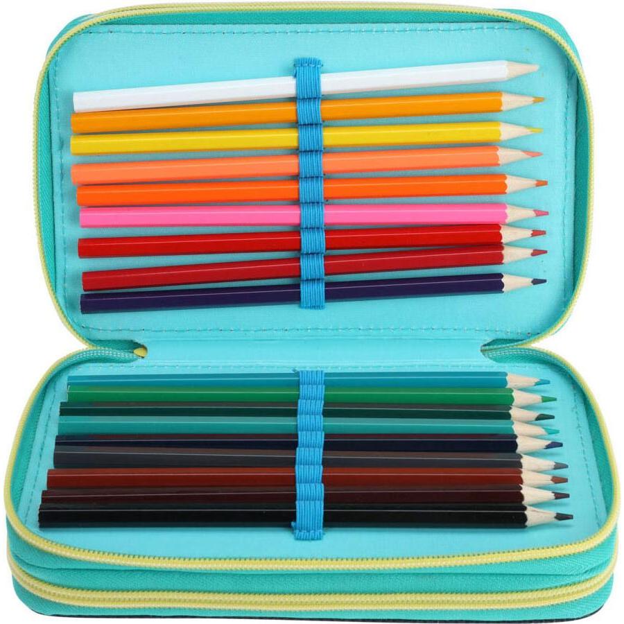 Thumbnail - Etui, Gefülltes Federmäppchen Dino mit 2 Taschen