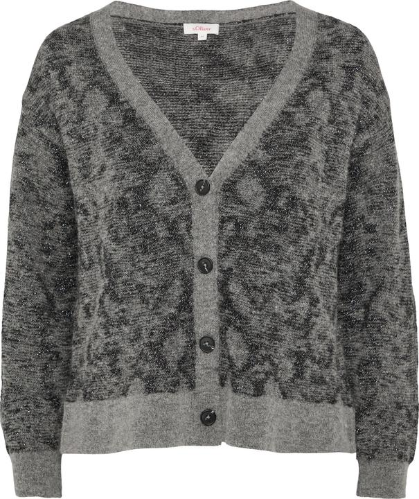 Immagine prodotto S.Oliver Strickjacke Gemusterter Cardigan mit Glitzergarn (52)