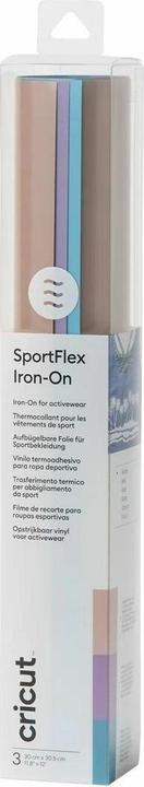 Actual product image Cricut SportFlex Iron-On Foil Lavender, Rose Gold, Blue