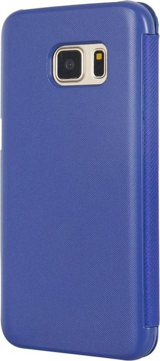 Produktbild König Design Flip Cover Schutzhülle Slim Case Handyhülle Bookstyle für Apple iPhone 5 / 5s / SE Blau (Apple iPhone 5)