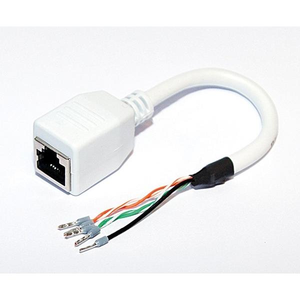 TCS Frusta per il collegamento diretto dello ZIX1402-0000 (UTP, CAT5e, 0.18 m), Cavo di rete