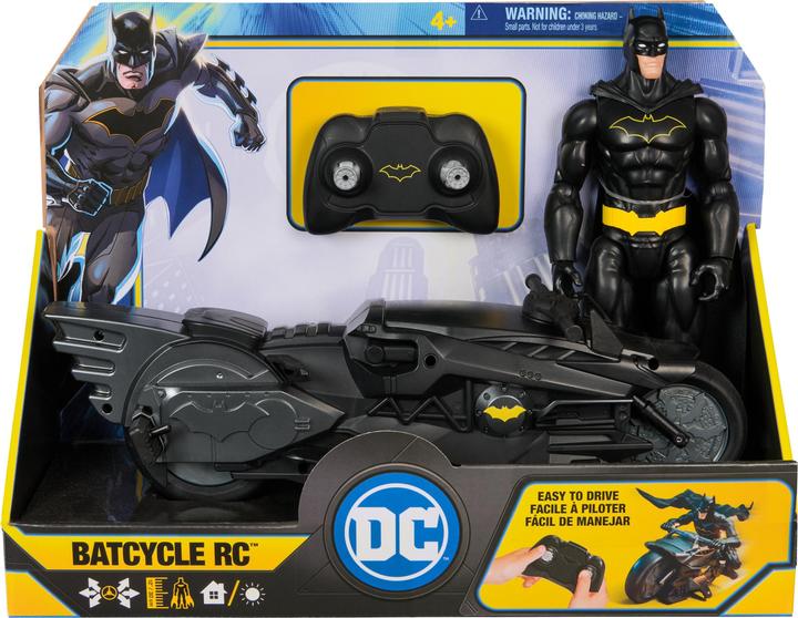Produktbild Batman - RC Batcycle + 30cm Actionfigur