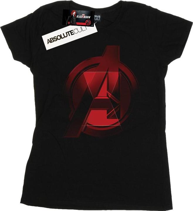 Produktbild Black Widow Film Avengers Logo Baumwolle TShirt (L)