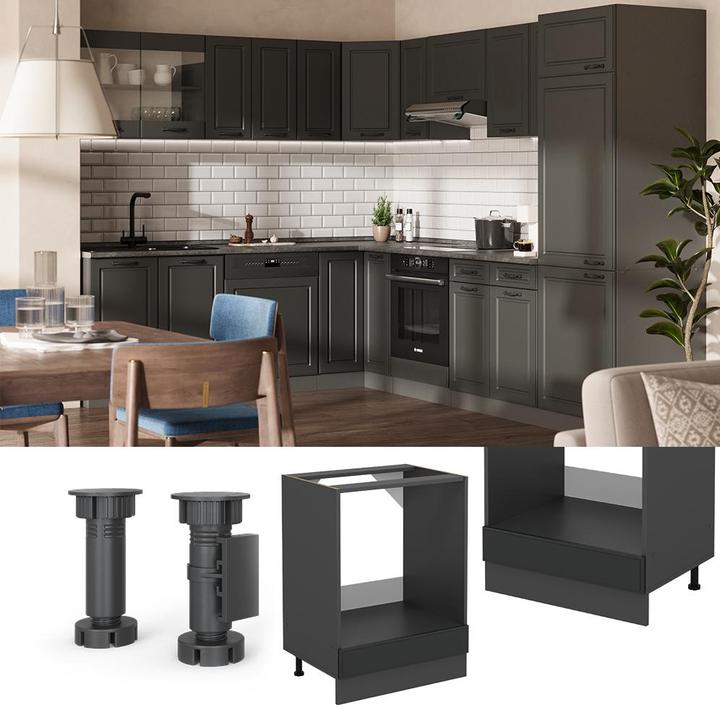 Image du produit Vicco Herdumbauschrank R-Line (60 x 60 x 81.60 cm)