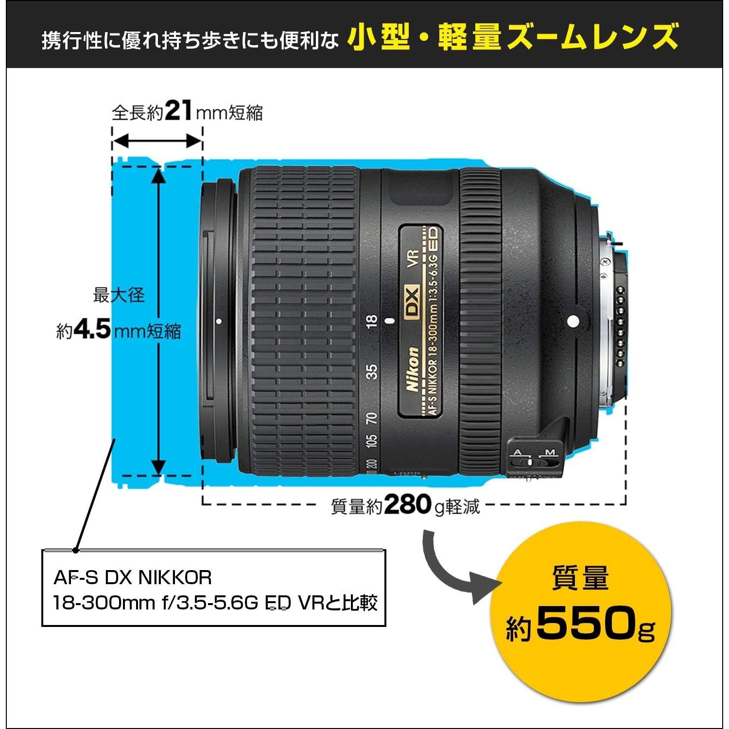 Nikon AF-S Nikkor 18-300mm f/3.5-6.3G ED DX VR - buy at Digitec