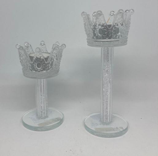 Actual product image GuGus Glass tealight holder crown