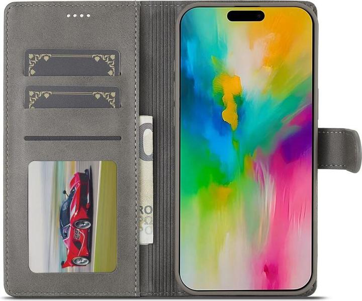 Produktbild Cover-Discount iPhone 16 Plus - LC.IMEEKE Leder Etui Hülle (Apple iPhone 16 Plus)