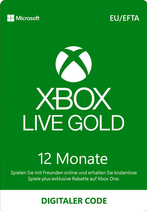 Produktbild Microsoft Xbox Live Gold