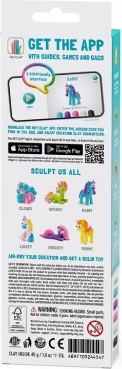 Image du produit Hey Clay – Rainas Regenbogen-Einhorn