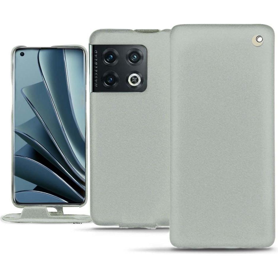 Noreve Lederschutzhülle vertikal (OnePlus 10 Pro), Smartphone Hülle, Grau