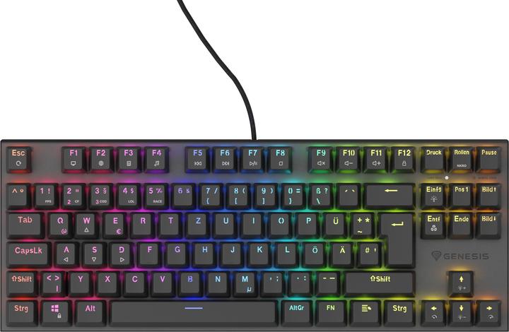 Actual product image Genesis Gaming keyboard THOR 303 TKL brown wired DE (DE, Cable)