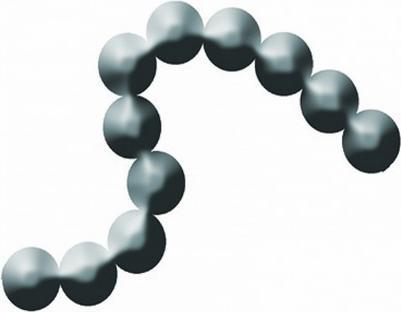 Actual product image Pebeo Setacolor 3D Brod'Perle Effect (Silver, 20 ml)