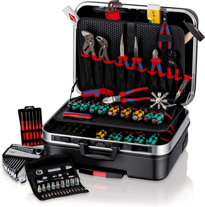 Image du produit Knipex Mallette à outils BIG Basic Move Mécanique (90 pièces)