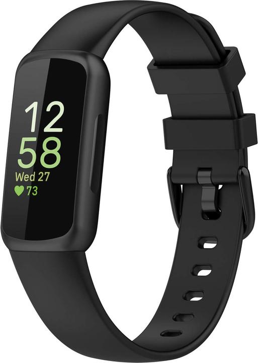 Cover-Discount Fitbit Inspire 3 - Silicone Vervangende Armband Zwart (Silicone)