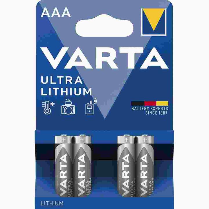 Produktbild Varta ULTRA Lithium (4 Stk., AAA, 1100 mAh)