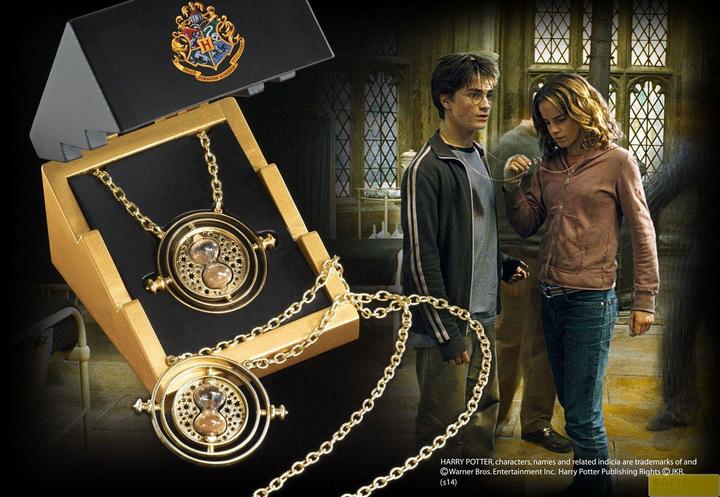 Produktbild Noble Collection Harry Potter Der Zeitumkehrer Sterling Silber vergoldet