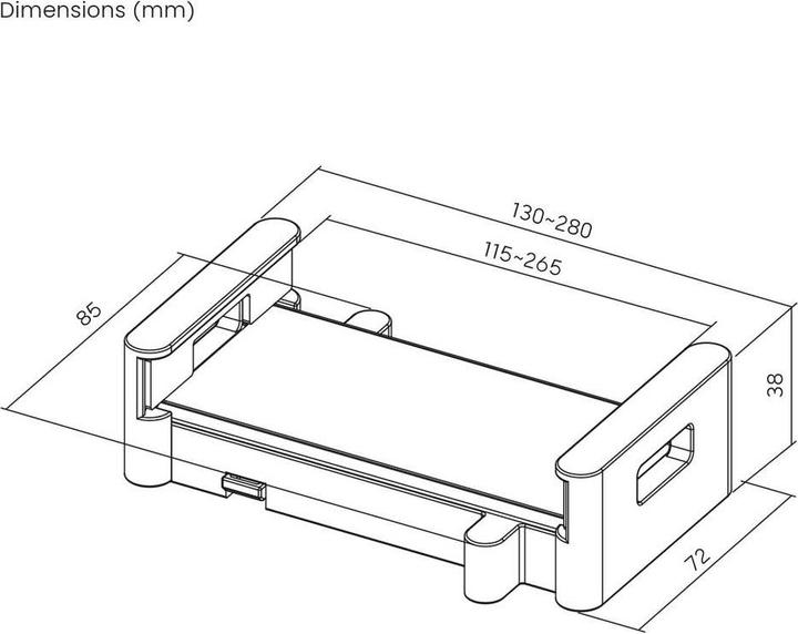 Actual product image myWall Tablet adapter holder for monitor mounts