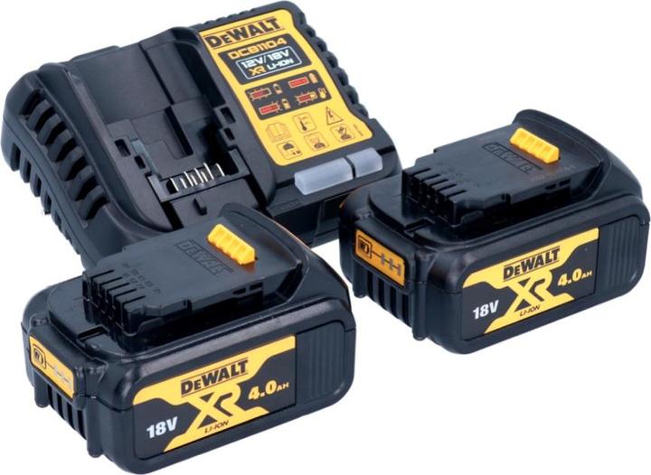 Produktbild DeWalt DCB 1104 M2 Akku Starter Set 12 V / 18 V 2x Akku 4,0 Ah + DCB 1104 Ladegerät (18 V)