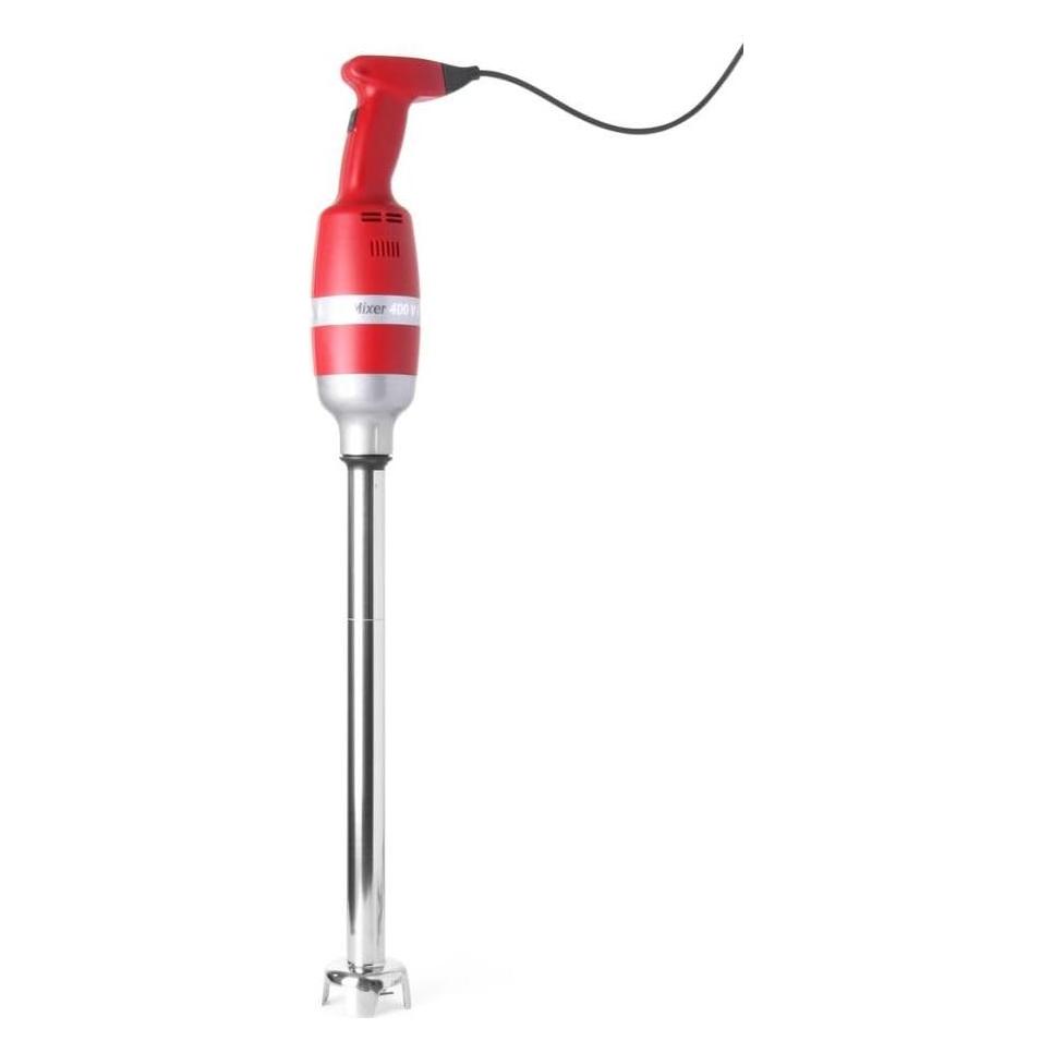 Hendi Set Di Frullatori Manuali Regolabili Profi Line 400 230V 400W, Frullatore A Immersione, Argento, Rosso