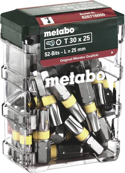 Actual product image Metabo Bit box (Hexagon socket TX M30)