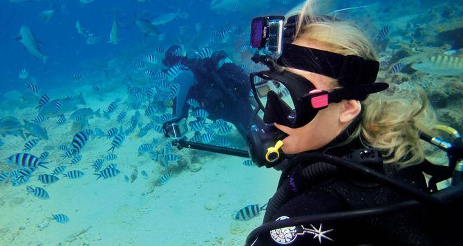 Immagine prodotto GoPro Filtro ad immersione magenta (custodia per immersione e bracciale)