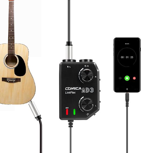 Actual product image Comica LinkFlex AD3 (3.5mm jack, 6.3mm jack)