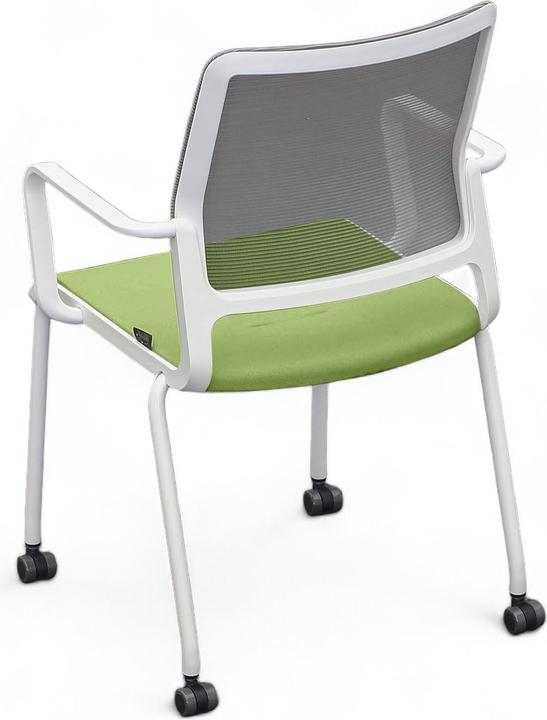 Immagine prodotto Sitag 4-Fuss Stühle SitagXilium Mesh Grün mit Fixarmlehnen, Neu (48 cm)