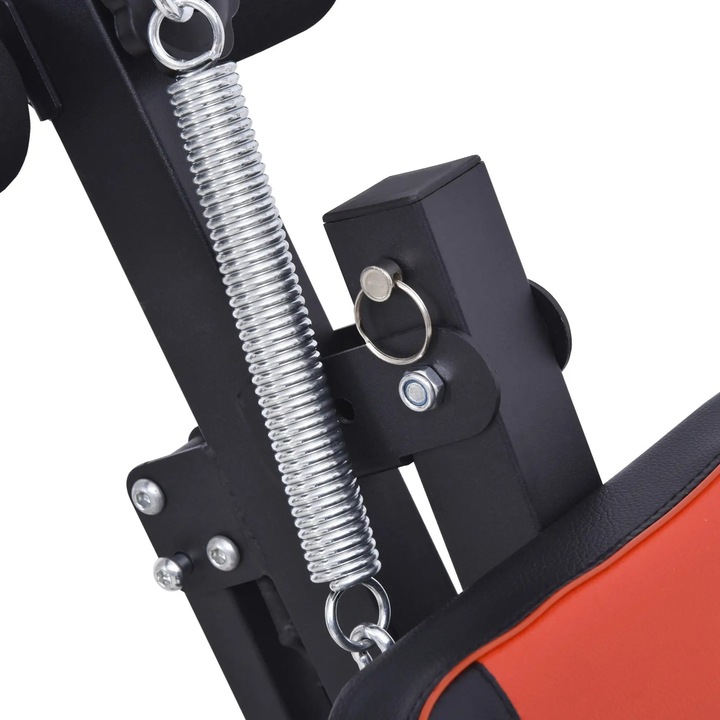 Produktbild Swisshandel24 Sit Up Bank Bauchtrainer Trainingsbank Fitnessbank Verstellbar Gepolstert mit Widerstand 120 kg Bela