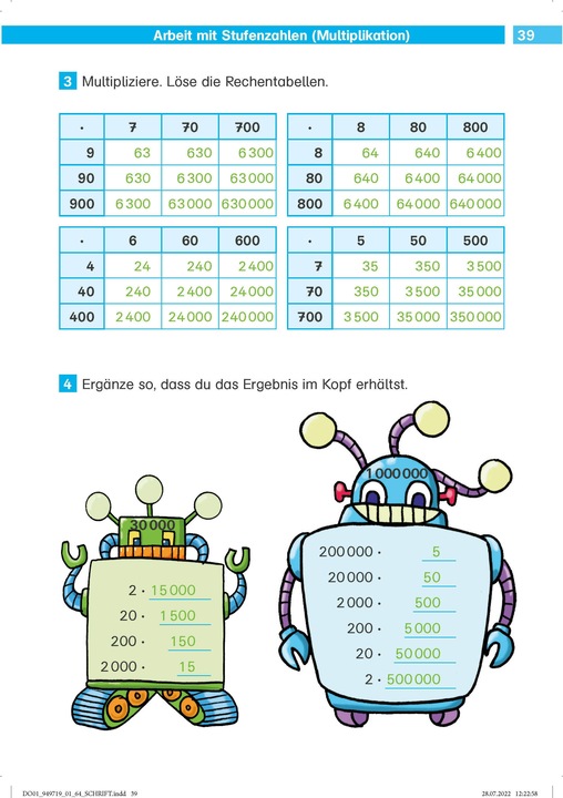 Produktbild Die Mathe-Helden: Kopfrechnen 4. Klasse (Deutsch, Caroline, Tautz, 2022)