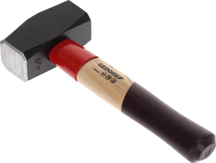 Produktbild Gedore 620 H-1250 Fäustel ROTBAND-PLUS mit Hickorystiel, 1250 g (1250 g)